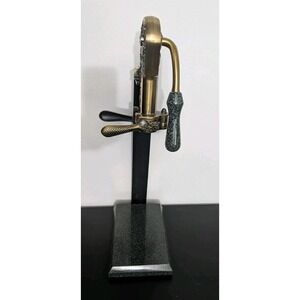 Vintage Estate Table Top Wine Bottle Opener w/ Marble Stand Corkscrew